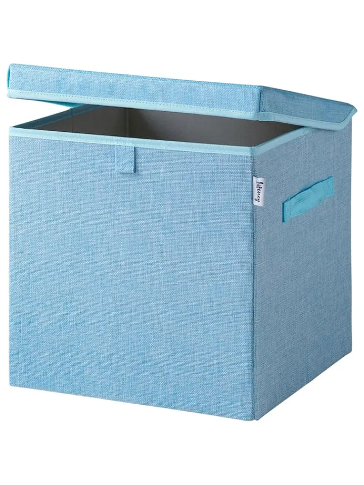 Lifeney Kisten & Körbe<Aufbewahrungsbox in Hellblau - (B)33 x (H)33 x (T)33 cm