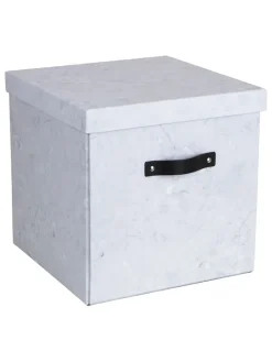 BigsoBox Kisten & Körbe<Aufbewahrungsbox "Logan" in Grau - (B)31,5 x (H)31 x (T)31,5