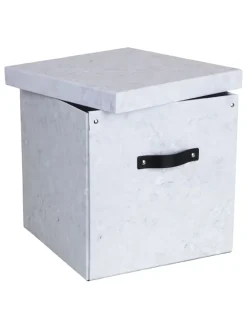 BigsoBox Kisten & Körbe<Aufbewahrungsbox "Logan" in Grau - (B)31,5 x (H)31 x (T)31,5