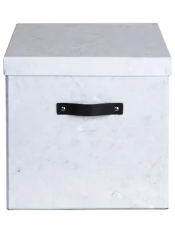 BigsoBox Kisten & Körbe<Aufbewahrungsbox "Logan" in Grau - (B)31,5 x (H)31 x (T)31,5