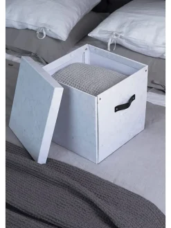 BigsoBox Kisten & Körbe<Aufbewahrungsbox "Logan" in Grau - (B)31,5 x (H)31 x (T)31,5