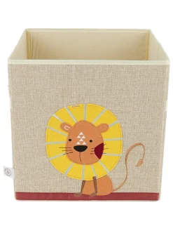 Bieco Spielwaren Kisten & Körbe<Aufbewahrungsbox "Löwe" in Beige - (B)33 x (H)33 x (T)33 cm