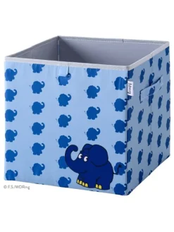 Lifeney Kisten & Körbe<Aufbewahrungsbox "Maus" in Blau - (B)30 x (H)30 x (T)30 cm