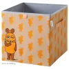 Lifeney Kisten & Körbe<Aufbewahrungsbox "Maus" in Orange - (B)30 x (H)30 x (T)30 cm