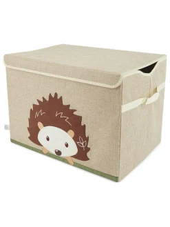 Bieco Spielwaren Kisten & Körbe<Aufbewahrungsbox mit Deckel "Igel" in Beige - (B)51 x (H)36 x (T)36 cm
