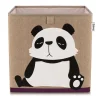 Lifeney Kisten & Körbe<Aufbewahrungsbox "Panda" in Hellbraun/ Weiß - (B)33 x (H)33 x (T)33 cm