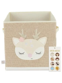 Bieco Spielwaren Kisten & Körbe<Aufbewahrungsbox "Reh Ella" in Beige - (B)33 x (H)33 x (T)33 cm