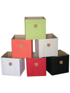 Phoenix Group AG Kisten & Körbe<Aufbewahrungsboxen Set "Stor'It" in Grün - (B)34 x (H)34 x (T)34cm