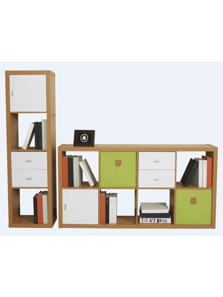 Phoenix Group AG Kisten & Körbe<Aufbewahrungsboxen Set "Stor'It" in Grün - (B)34 x (H)34 x (T)34cm