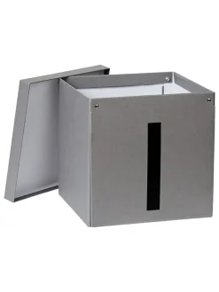 STORE IT Kisten & Körbe<Aufbewahrungskiste "I" in Grau - (B)30 x (H)30 x (T)30 cm