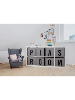 STORE IT Kisten & Körbe<Aufbewahrungskiste "I" in Grau - (B)30 x (H)30 x (T)30 cm