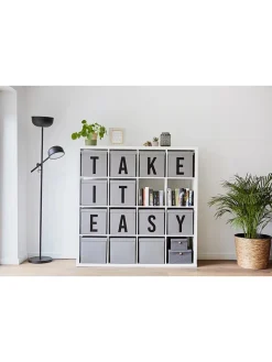 STORE IT Kisten & Körbe<Aufbewahrungskiste "I" in Grau - (B)30 x (H)30 x (T)30 cm
