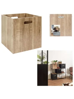 The Home Deco Kids Kisten & Körbe<Aufbewahrungskiste in Natur - (B)30 x (H)30 x (T)30 cm
