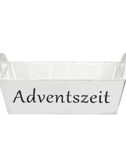 POSIWIO Kisten & Körbe<Aufbewahrungskiste in Weiß - (B)34 x (H)14 x (T)17,5 cm