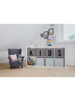 STORE IT Kisten & Körbe<Aufbewahrungskiste "J" in Grau - (B)30 x (H)30 x (T)30 cm