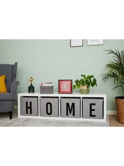 STORE IT Kisten & Körbe<Aufbewahrungskiste "M" in Grau - (B)30 x (H)30 x (T)30 cm
