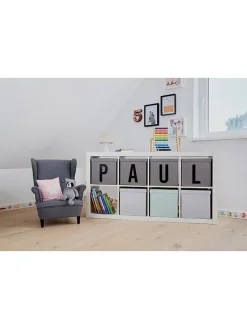 STORE IT Kisten & Körbe<Aufbewahrungskiste "P" in Grau - (B)30 x (H)30 x (T)30 cm
