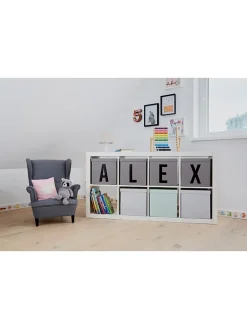 STORE IT Kisten & Körbe<Aufbewahrungskiste "X" in Grau - (B)30 x (H)30 x (T)30 cm