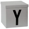 STORE IT Kisten & Körbe<Aufbewahrungskiste "Y" in Grau - (B)30 x (H)30 x (T)30 cm