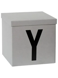 STORE IT Kisten & Körbe<Aufbewahrungskiste "Y" in Grau - (B)30 x (H)30 x (T)30 cm