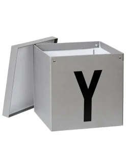 STORE IT Kisten & Körbe<Aufbewahrungskiste "Y" in Grau - (B)30 x (H)30 x (T)30 cm