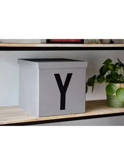STORE IT Kisten & Körbe<Aufbewahrungskiste "Y" in Grau - (B)30 x (H)30 x (T)30 cm