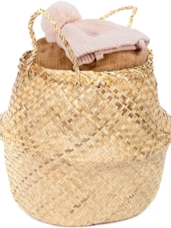 Compactor Kisten & Körbe<Aufbewahrungskorb "Belly" in Beige - (B)45 x (H)45 x (T)36 cm