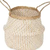 Compactor Kisten & Körbe<Aufbewahrungskorb "Belly" in Beige/ Weiß - (B)35 x (H)35 x (T)32 cm