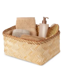 Compactor Kisten & Körbe<Aufbewahrungskorb "Halong" in Beige - (B)30 x (H)15 x (T)23 cm