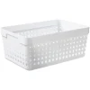 NHG Kisten & Körbe<Aufbewahrungskorb in Weiß - (B)23,8 x (H)10 x (T)15,8 cm