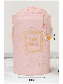 Scandinavia Concept Kisten & Körbe<Aufbewahrungskorb "KALS-04270" in Rosa - (H)46 x Ø 31 cm