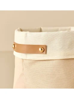 BELLA MAISON Kisten & Körbe<Aufbewahrungskorb "Leya" in Beige - (B)16 x (H)13 cm