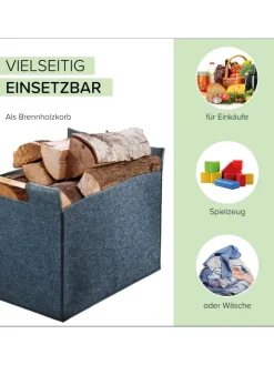 kobolo Kisten & Körbe<Aufbewahrungskorb LOGCARRYALL31 in Grau