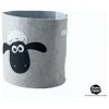 Fackelmann Kisten & Körbe<Aufbewahrungskorb "Shaun" in Grau - (H)46 x Ø 43 cm