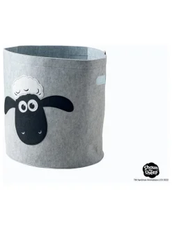 Fackelmann Kisten & Körbe<Aufbewahrungskorb "Shaun" in Grau - (H)46 x Ø 43 cm