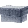 Overbeck and Friends Kisten & Körbe<Aufbewahrungsschachtel in Anthrazit - (B)19 x (H)12 x (T)14 cm