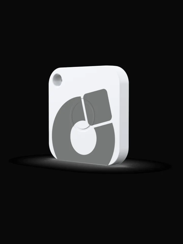 musegear Smarthome & Wetterstationen<Aufladbarer Bluetooth-Schlüsselfinder "recharge" in weiß, 4er Pack