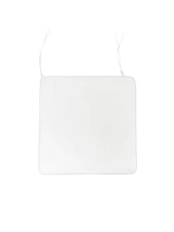 Beliani Gartenmöbel<Auflagen SASSARI in Weiß - (W) 46 x (H) 5 x (L) 46 cm
