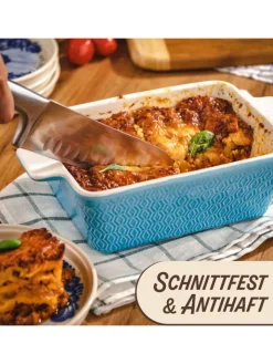 Praknu Kochgeschirr<Auflaufform aus Keramik für 2 Personen - Für Lasagne, Tiramisu &