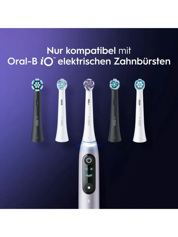 Oral-B Zahn & Mundpflege<Aufsteckbürsten "iO - Strahlendes Weiß" in Weiß (6er-Pack)