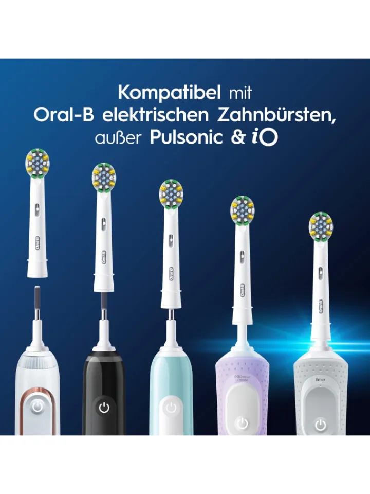 Oral-B Zahn & Mundpflege<Aufsteckbürsten "Pro Tiefenreinigung" in Weiß (6er-Pack)