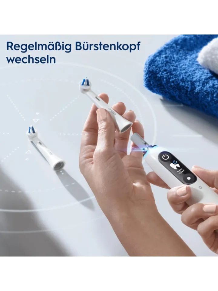 Oral-B Zahn & Mundpflege<Aufsteckbürsten "Spezialisierte Reinigung" in Weiß (2er-Pack)