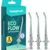 happybrush Zahn & Mundpflege<Aufsteckdüsen "ECO Flow" in Transparent