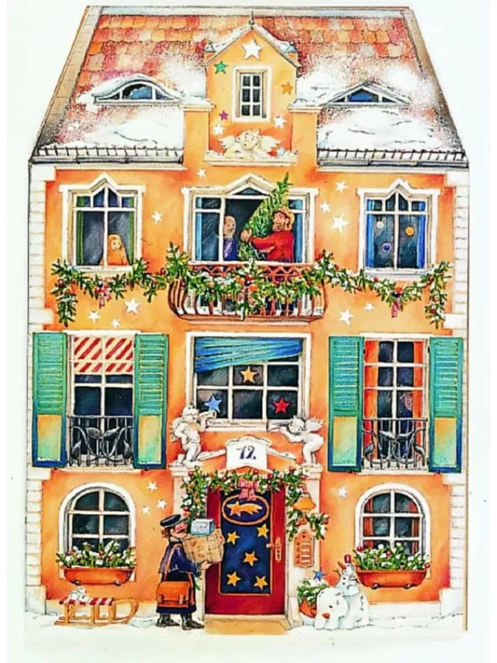 Coppenrath Adventskalender<Aufstell-Adventskalender - Im Weihnachtshaus