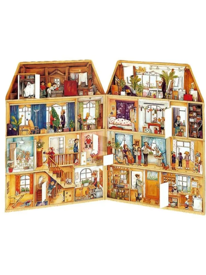 Coppenrath Adventskalender<Aufstell-Adventskalender - Im Weihnachtshaus