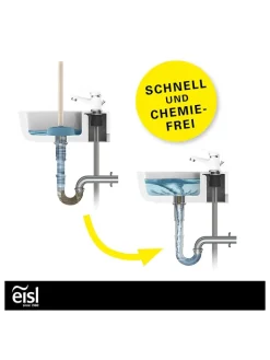 eisl since 1980 Badaccessoires<Ausgussreiniger in Hellblau - (H)40,5 cm