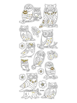folia PAPER Kreativbedarf & Do-It-Yourself<Ausmalsticker "Nature" - 4 Karten