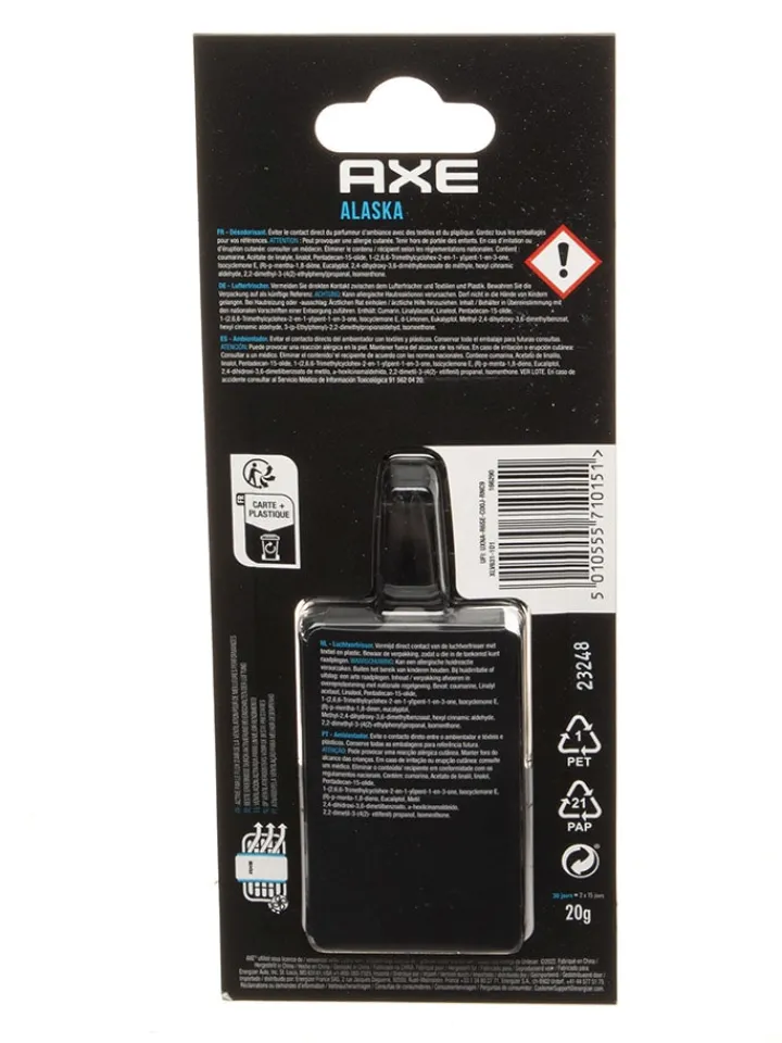 Axe Klima & Haushalt<Auto-Lufterfrischer "Alaska", 20g