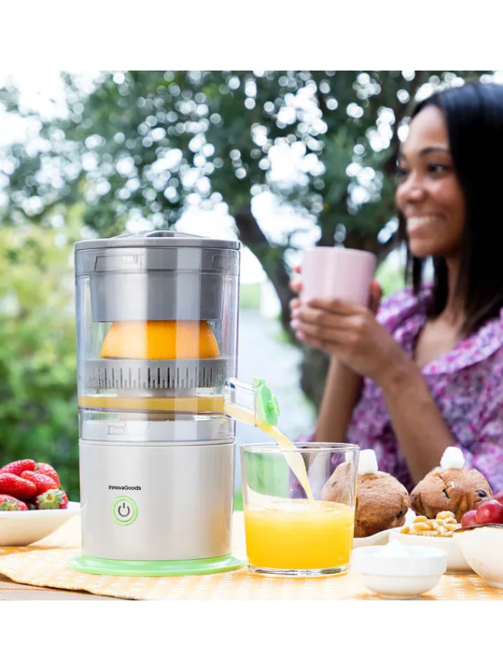InnovaGoods Küchenelektronik<Automatischer Entsafter "Juisso" in Grau/ Grün - 250 ml