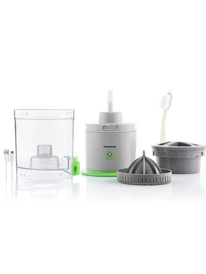 InnovaGoods Küchenelektronik<Automatischer Entsafter "Juisso" in Grau/ Grün - 250 ml